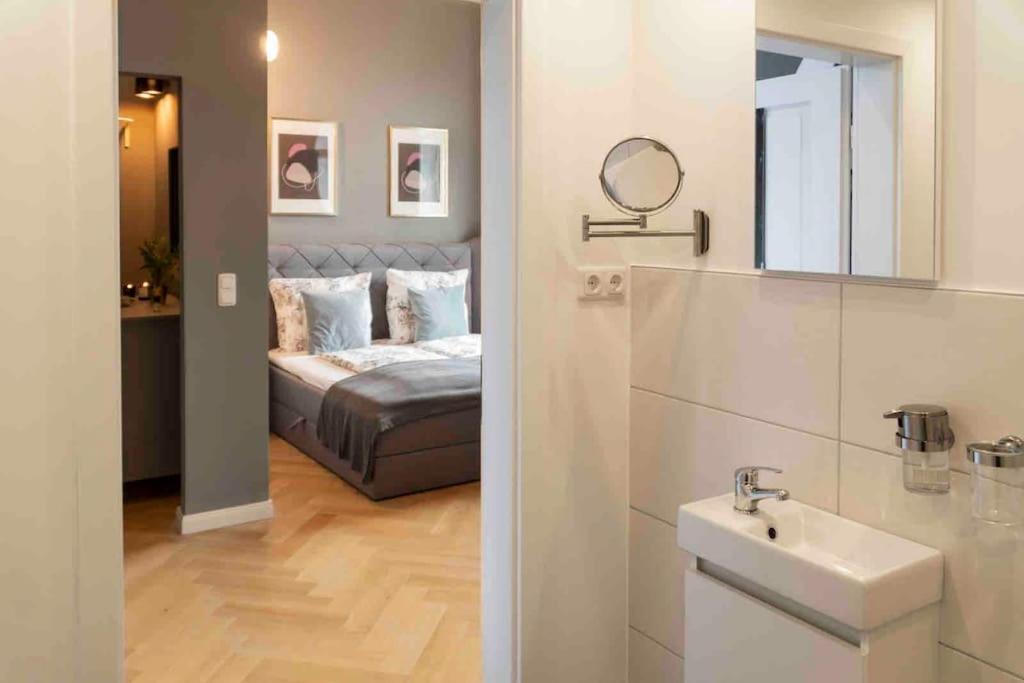 Zentrales Design Apartment Bremen Exterior foto